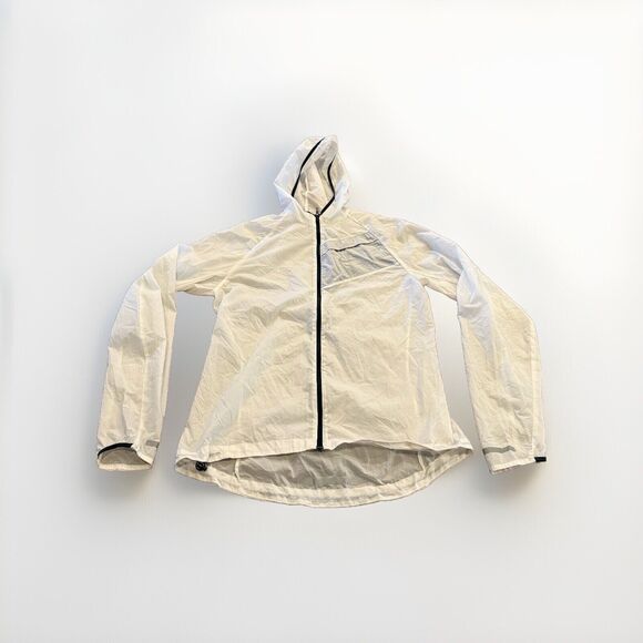Nike Womens 3M Impossibly Light Running Full Zip Hooded Jacket Size M 618991-101 - Picture 1 of 10